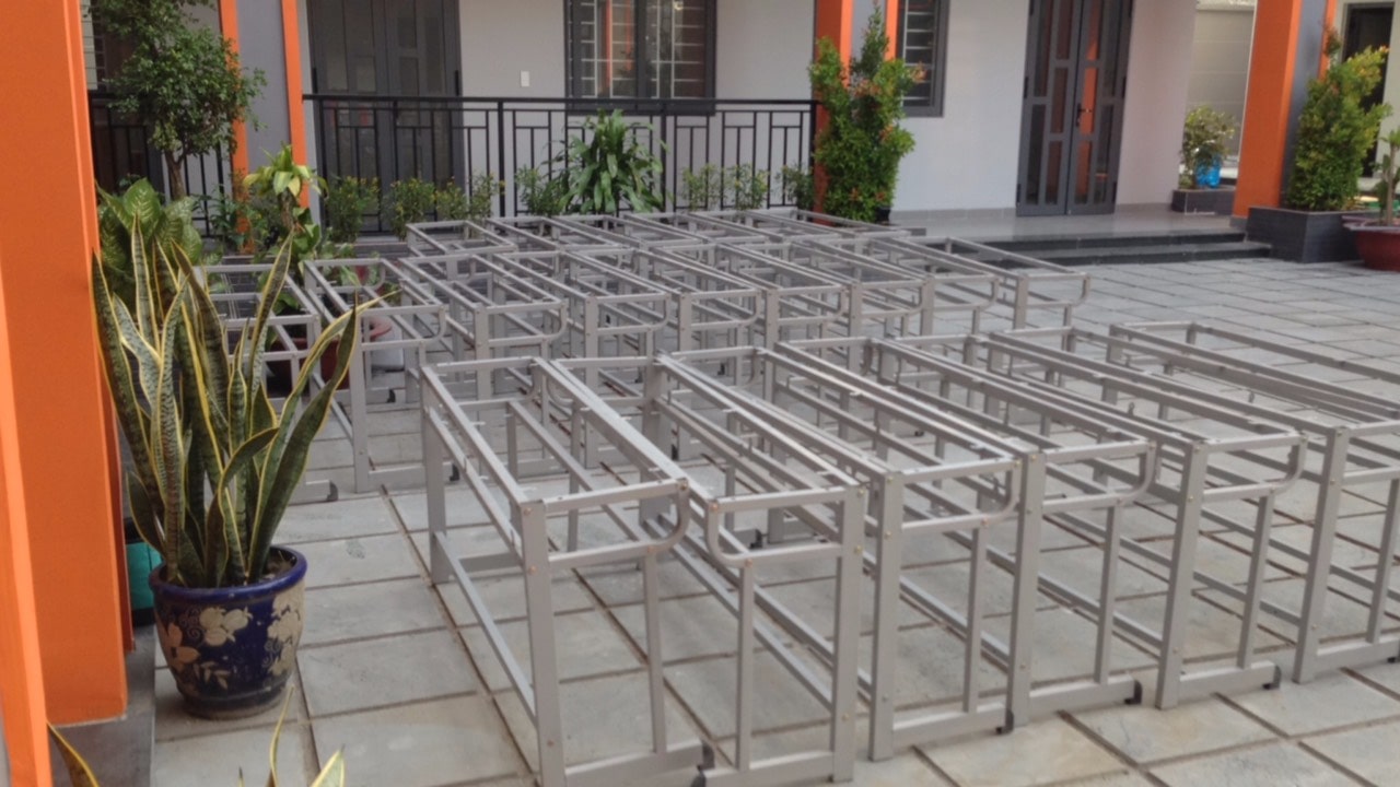 [Nội thất trường học] Bàn ghế học sinh trường Ngoại Ngữ Đồng Nai